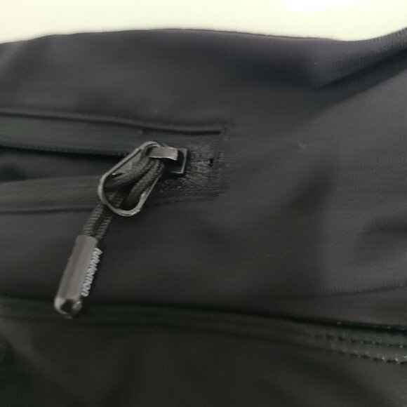 Lululemon 6 Run For Your Life Black Ruched Ruffle Side Back Pocket Crop Leggings - Picture 10 of 11